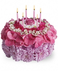 Livraison fleurs de « Fleurs anniversaire:
Gâteau floral »