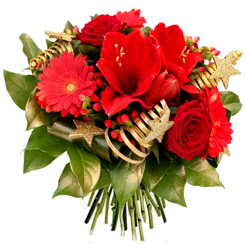 livraison fleurs de noël: bouquet "Etoile"