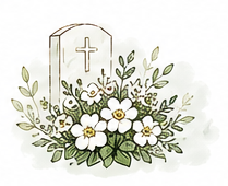 Une composition florale pour rendre hommage