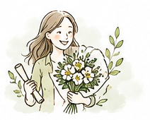 Un bouquet pour féliciter une personne