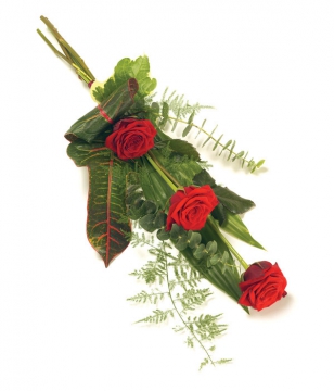 Deuil, décès
Bouquet deuil de Roses Rouges