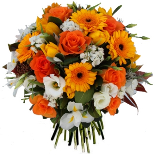 bouquet de fleurs "Sucre d'Orge"