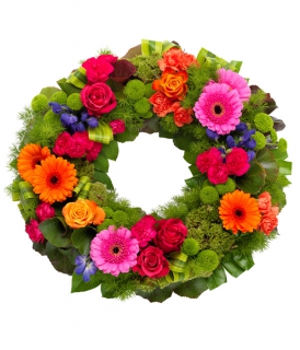 Fleurs Condoléances
Couronne Deuil Multicolore