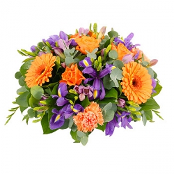 Image du produit Deuil, décès
fleurs deuil Coussin Orange Violet
