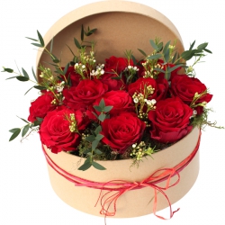 Bouquets de roses rouges « Composition Boléro »